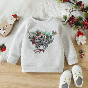 Holiday Cow Crewneck